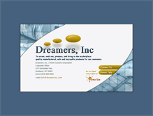 Tablet Screenshot of dreamersinc.com